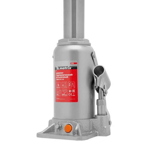 Домкрат гидравлический бутылочный, 16 т, h подъема 230-460 мм Matrix по ценам производителя в Казани с доставкой по всей России