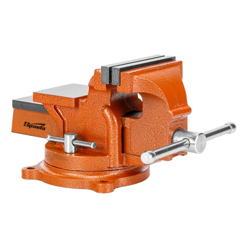 Тиски слесарные, 100 мм, поворотные, с наковальней Sparta купить в Москве с доставкой по всей России | ProtosMarket.ru