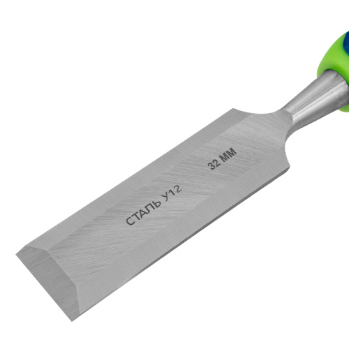 Долото-стамеска, 32 мм, двухкомпонентная рукоятка Сибртех купить в Москве с доставкой по всей России | ProtosMarket.ru
