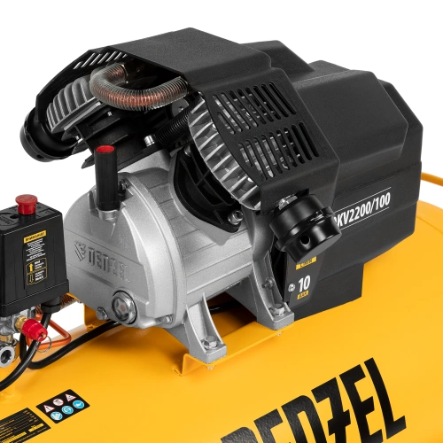 Компрессор воздушный DKV2200/100, Х-PRO 2.2 кВт, 400 л/мин, 100л Denzel купить в Москве с доставкой по всей России | ProtosMarket.ru