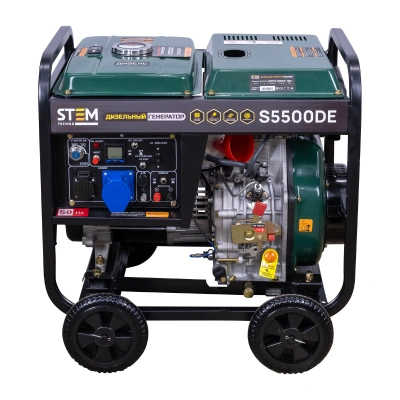 Генератор дизельный STEM Techno S5500DE (5.5 кВт, электростартер, дисплей, подогрев) купить в Москве с доставкой по всей России | ProtosMarket.ru