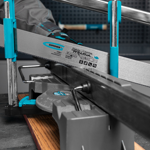 Стусло прецизионное, пила 550 мм, две прижимные струбцины Gross купить в Москве с доставкой по всей России | ProtosMarket.ru