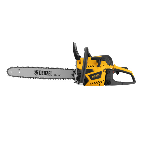 Пила цепная бензиновая DS-5218, шина 45 см, 52 см3, 3 л.с, шаг 0,325, паз 1,5 мм, 72 звена Denzel купить в Москве с доставкой по всей России | ProtosMarket.ru