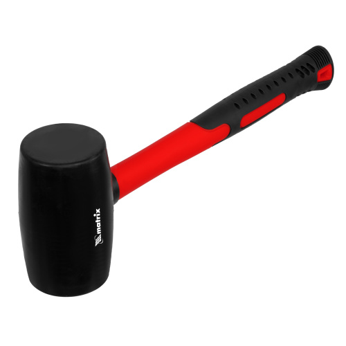 Киянка резиновая, 680 г, черная резина, фибергласовая рукоятка Matrix купить в Москве с доставкой по всей России | ProtosMarket.ru