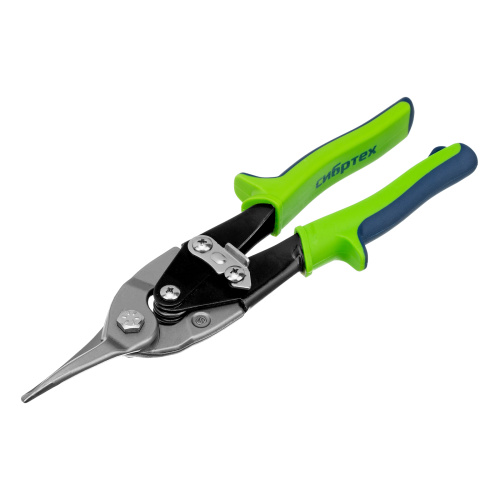 Ножницы по металлу, 250 мм, прямой рез, сталь С55, двухкомпонентные рукоятки СИБРТЕХ купить в Москве с доставкой по всей России | ProtosMarket.ru