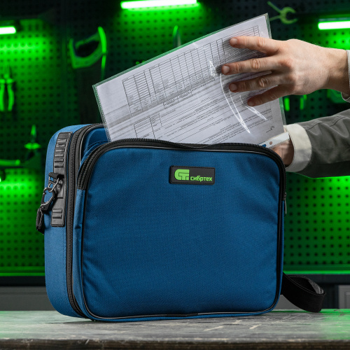 Кейс монтера, 365х300х110 мм, 10 карманов, наплечный ремень Сибртех купить в Москве с доставкой по всей России | ProtosMarket.ru