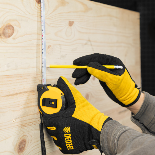 Рулетка 5м х 19мм, двухкомп. корпус, кнопка-пауза Denzel купить в Москве с доставкой по всей России | ProtosMarket.ru