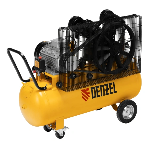 Компрессор воздушный рем. привод BCV 4000-T/100, 4,0 кВт, 100 литров, 690 л/мин Denzel по ценам производителя в Казани с доставкой по всей России