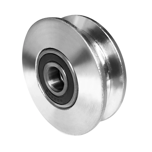 Шкив ролик д.100 мм с подшипниками для протяжки троса НН по ценам производителя в Казани с доставкой по всей России