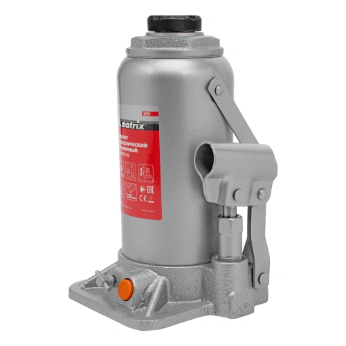 Домкрат гидравлический бутылочный, 16 т, h подъема 230-460 мм Matrix по ценам производителя в Казани с доставкой по всей России
