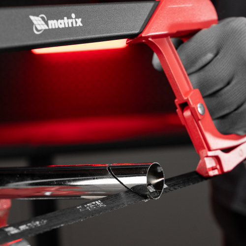 Ножовка по металлу, 300 мм, биметаллическое полотно, обрезиненная рукоятка Matrix купить в Москве с доставкой по всей России | ProtosMarket.ru