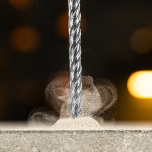 Бур по бетону, цельная крестовая пластина, 6x165 мм, SDS PLUS Denzel по ценам производителя в Казани с доставкой по всей России