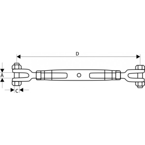 Талреп вилка - вилка DIN 1478, М20 купить в Москве с доставкой по всей России | ProtosMarket.ru