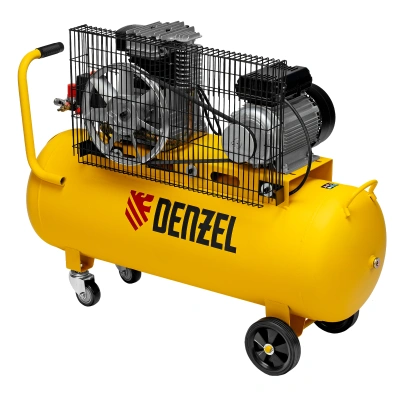 Компрессор воздушный BCI2300/100, ременный привод, 2.3 кВт, 100 литров, 400 л/мин Denzel по ценам производителя в Казани с доставкой по всей России