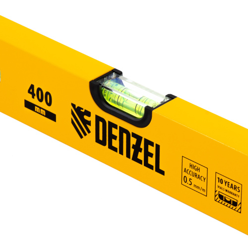 Уровень алюминиевый, 400 мм, фрезерованный, 3 глазка Denzel купить в Москве с доставкой по всей России | ProtosMarket.ru