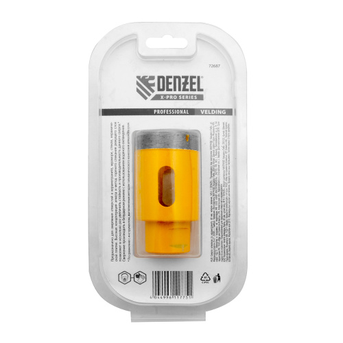 Сверло алмазное по керамограниту, 40 мм, мокрая резка, М14 Denzel купить в Москве с доставкой по всей России | ProtosMarket.ru