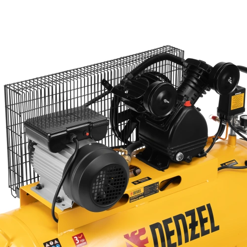 Компрессор воздушный BCV2200/100, ременный привод, 2.2 кВт, 100 литров, 370 л/мин Denzel по ценам производителя в Казани с доставкой по всей России