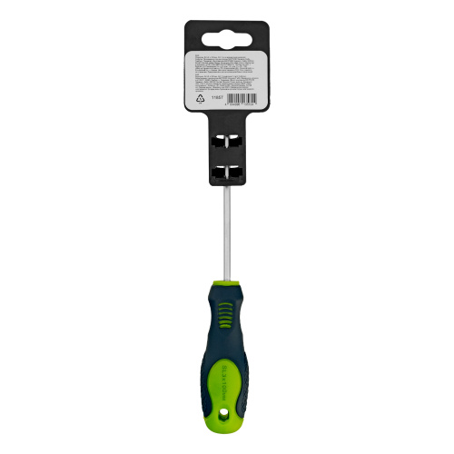 Отвертка, SL3 х 100 мм, CrV, двухкомпонентная рукоятка Сибртех купить в Москве с доставкой по всей России | ProtosMarket.ru