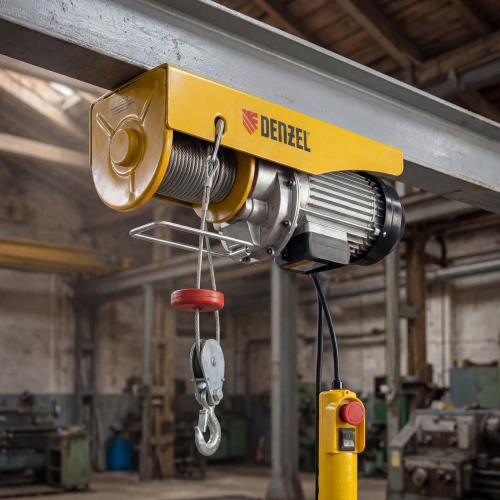 Тельфер электрический TF-1000,1 т, 1600 Вт, высота 12 м, 8 м/мин Denzel по ценам производителя в Казани с доставкой по всей России