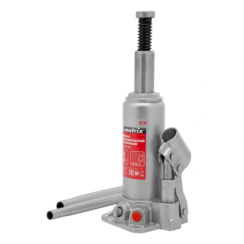Домкрат гидравлический бутылочный, 3 т, высота подъема 194-372 мм, в пластиковый кейсе Matrix по ценам производителя в Казани с доставкой по всей России