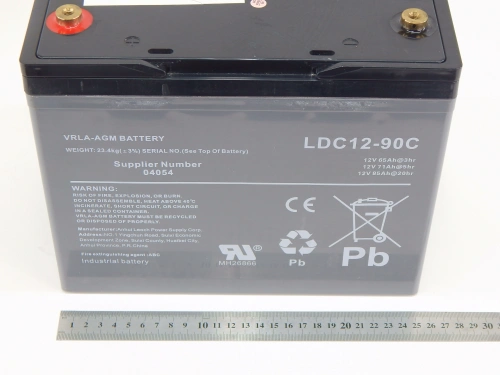 Аккумулятор свинцово-кислотный герм. (GEL) 12В/85Ач (20Hr) 260х162х215 для WS15H/WS15H SC PRO по ценам производителя в Казани с доставкой по всей России