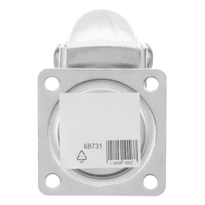 Колесо ПУ прозрачное поворотное d-35 мм, крепление платформенное Сибртех по ценам производителя в Казани с доставкой по всей России