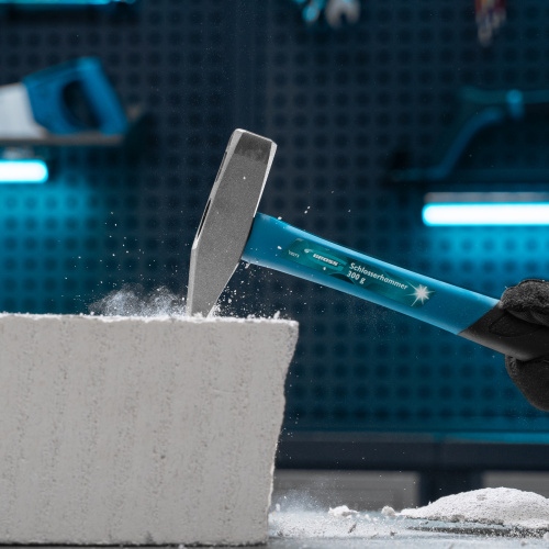 Молоток слесарный, 300 г, квадратный боек, фибергласовая обрезиненная рукоятка Gross по ценам производителя в Казани с доставкой по всей России