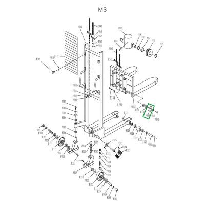 Ролик каретки для MS1516 купить в Москве с доставкой по всей России | ProtosMarket.ru