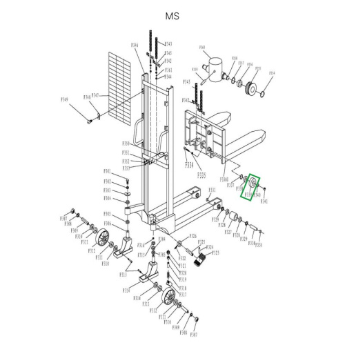Ролик каретки для MS1516 по ценам производителя в Казани с доставкой по всей России