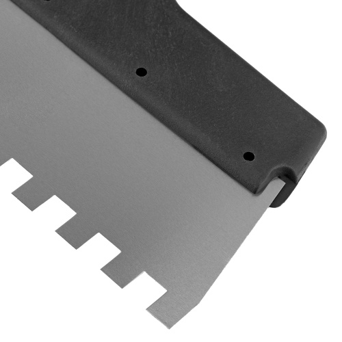 Шпатель из нержавеющей стали, 250 мм, зуб 10 х 10 мм, пластмассовая ручка Sparta купить в Москве с доставкой по всей России | ProtosMarket.ru