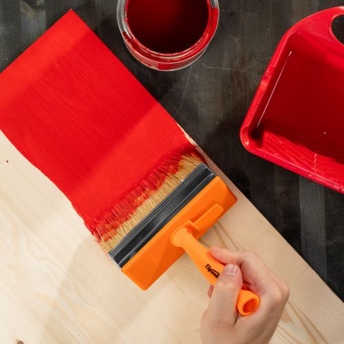 Кисть-ракля, 50х150 мм, натуральная щетина, пластмассовый корпус, пластмассовая ручка Sparta купить в Москве с доставкой по всей России | ProtosMarket.ru