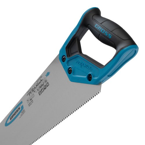 Ножовка по дереву "Piranha", 550 мм, 11-12 TPI, зуб-3D, каленый зуб, двухкомпонентная рукоятка Gross купить в Москве с доставкой по всей России | ProtosMarket.ru