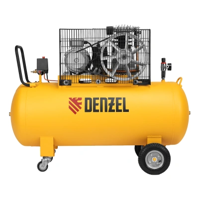 Компрессор воздушный BCI3000-T/200, ременный привод , 3.0 кВт, 200 литров, 530 л/мин Denzel купить в Москве с доставкой по всей России | ProtosMarket.ru