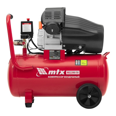 Компрессор воздушный КК-2200/50, 2,2 кВт, 350 л/мин, 50 л, прямой привод, масляный MTX по ценам производителя в Казани с доставкой по всей России