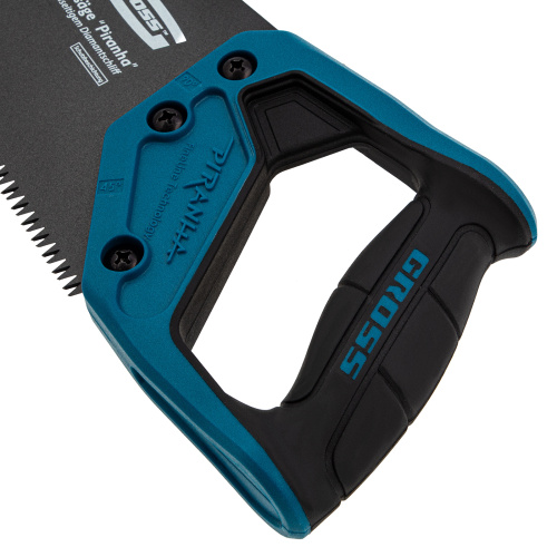 Ножовка по дереву "PIRANHA", 400 мм, 7 TPI, 3D-зуб, тефлоновое покрытие полотна, двухкомпонентная рукоятка Gross купить в Москве с доставкой по всей России | ProtosMarket.ru