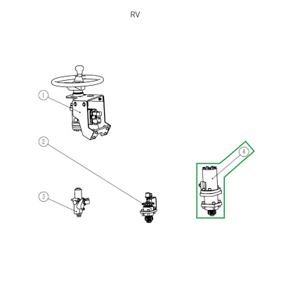 Двигатель рулевого управления в сборе для ричтрака RV (48V/0,6 кВт/АС) по ценам производителя в Казани с доставкой по всей России