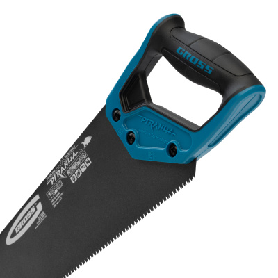 Ножовка по дереву "Piranha", 550 мм, 11-12 TPI, зуб-3D, каленый зуб, тефлоновое покрытие полотна, двухкомпонентная рукоятка Gross купить в Москве с доставкой по всей России | ProtosMarket.ru