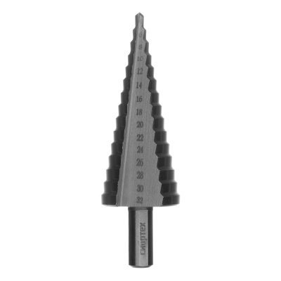 Сверло ступенчатое по металлу, 4-6-8-10-12-14-16-18-20-22-24-26-28-30-32 мм, 4241 Сибртех купить в Москве с доставкой по всей России | ProtosMarket.ru