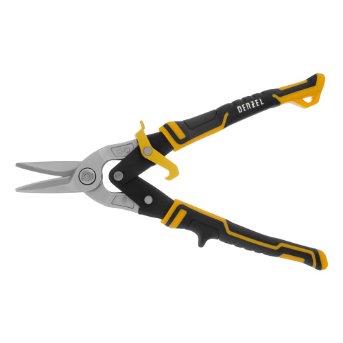 Ножницы по металлу, 270 мм, прямой рез, сталь-CrMo, трехкомпонентные рукоятки Denzel купить в Москве с доставкой по всей России | ProtosMarket.ru