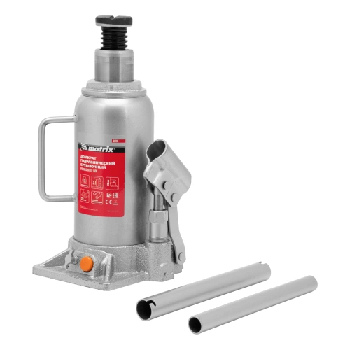Домкрат гидравлический бутылочный, 12 т, h подъема 230-465 мм Matrix по ценам производителя в Казани с доставкой по всей России