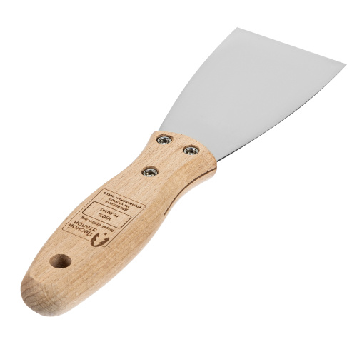 Шпательная лопатка из нержавеющей стали, 60 мм, буковая рукоятка, EFP Matrix купить в Москве с доставкой по всей России | ProtosMarket.ru