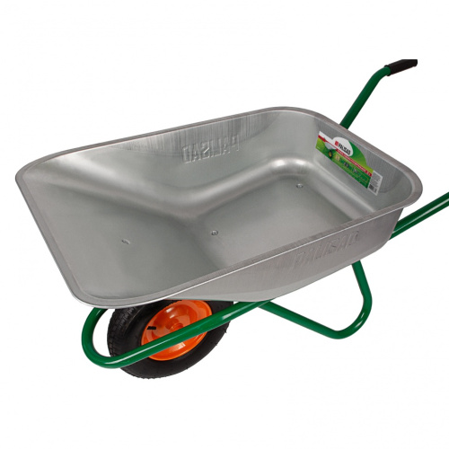 Тачка садово-строительная, усиленная, грузоподъемность 200 кг, объем 90 л купить в Москве с доставкой по всей России | ProtosMarket.ru