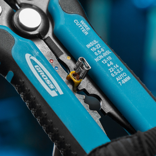 Щипцы для зачистки электропроводов, 0.05-8 кв.мм Gross купить в Москве с доставкой по всей России | ProtosMarket.ru