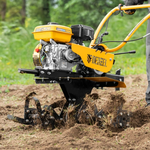 Мотоблок DPT-370S, 7 л.с., ремен.сцеп, фрез 3х4, ШОМ, передачи 3В/1Н Denzel по ценам производителя в Казани с доставкой по всей России