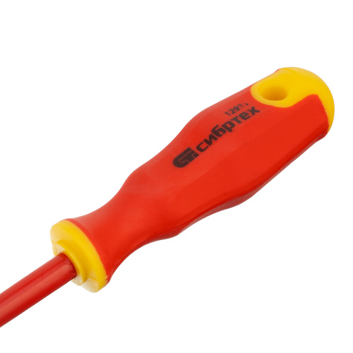 Отвертка диэлектрическая SL3 х 75 мм, CrV, до 1000 В, двухкомпонентная рукоятка Сибртех купить в Москве с доставкой по всей России | ProtosMarket.ru