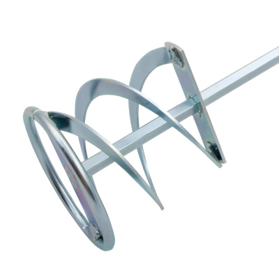 Миксер для красок и штукатурных смесей, 80 х 400 мм, оцинкованный, шестигранный хвостовик 8 мм Denzel по ценам производителя в Казани с доставкой по всей России