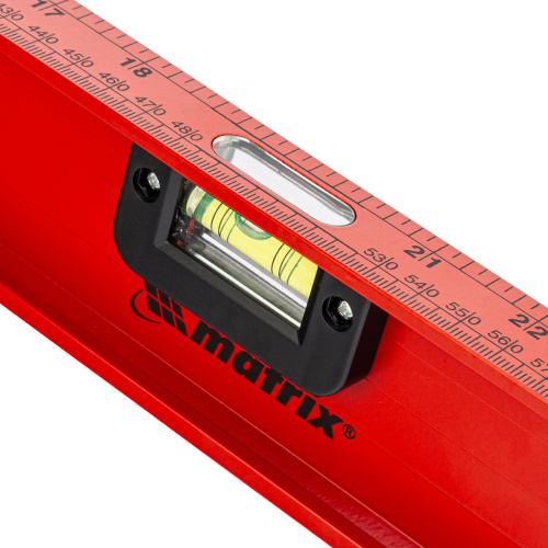 Уровень алюминиевый "Рельс", 1000 мм, 3 глазка, усиленный Matrix по ценам производителя в Казани с доставкой по всей России