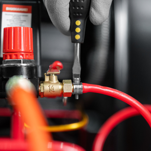 Компрессор воздушный ременный привод КР2500/80, 2,5 кВт, 80 литров, 420 л/мин МТХ купить в Москве с доставкой по всей России | ProtosMarket.ru