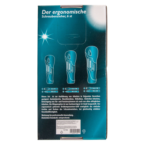 Набор отверток 6 шт, S2, трехкомпонентная рукоятка Gross купить в Москве с доставкой по всей России | ProtosMarket.ru