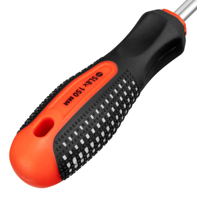 Отвертка Fusion, SL8 х 150 мм, CrV, трехкомпонентная рукоятка "Anti slip" Matrix по ценам производителя в Казани с доставкой по всей России